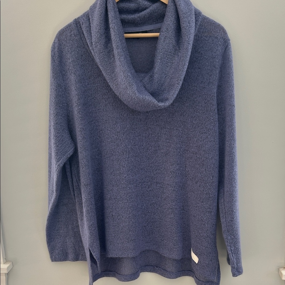 DKNY Purple Cowl Neck Sweater